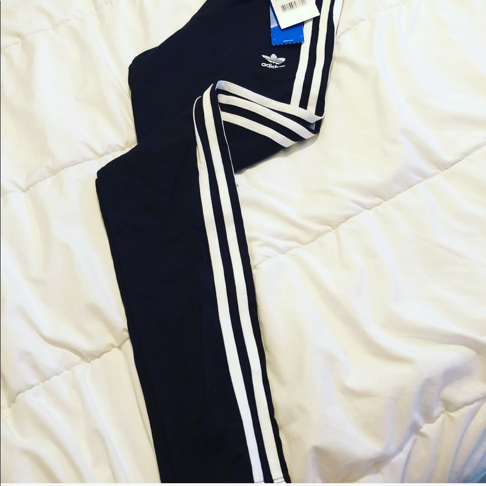 Adidas 3 stripe leggings